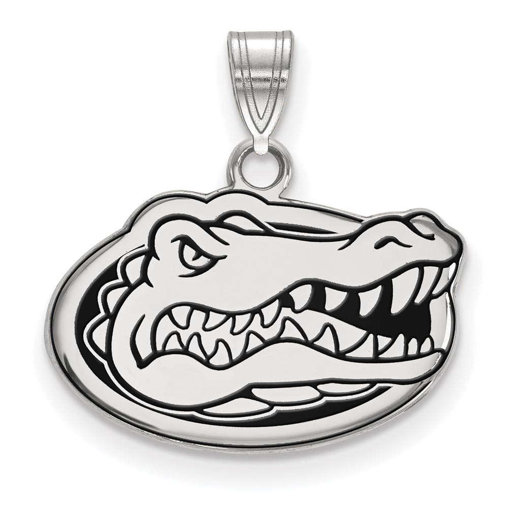 Sterling Silver U. of Florida Enamel Mascot Pendant