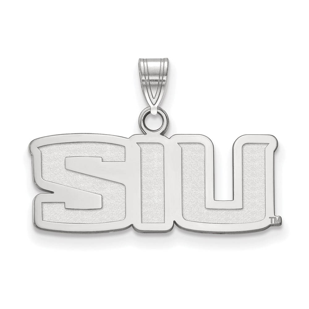 10k White Gold Southern Illinois U. Pendant