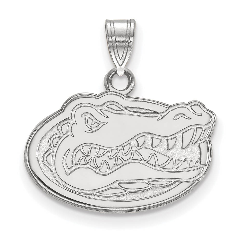 10k White Gold U of Florida Mascot Pendant