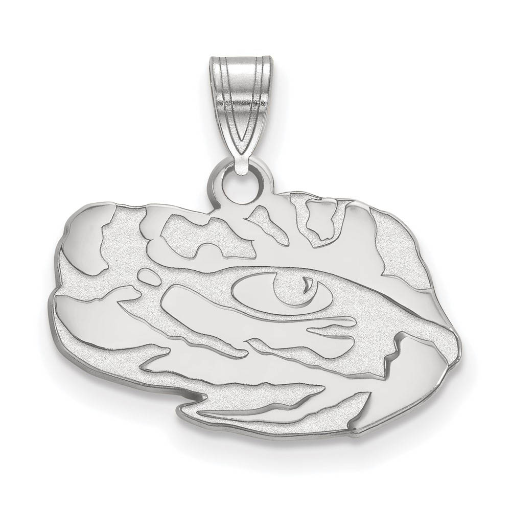 10k White Gold Louisiana State Mascot Pendant