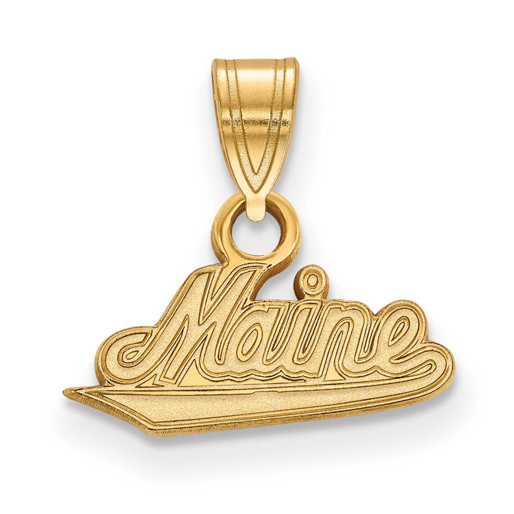 10k Yellow Gold U. of Maine Pendant