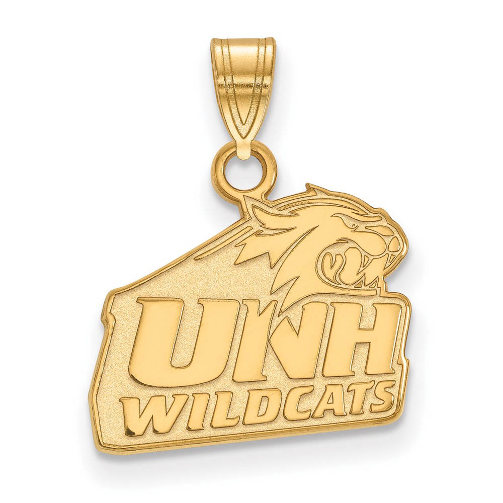 10k Yellow Gold U. of New Hampshire Logo Pendant
