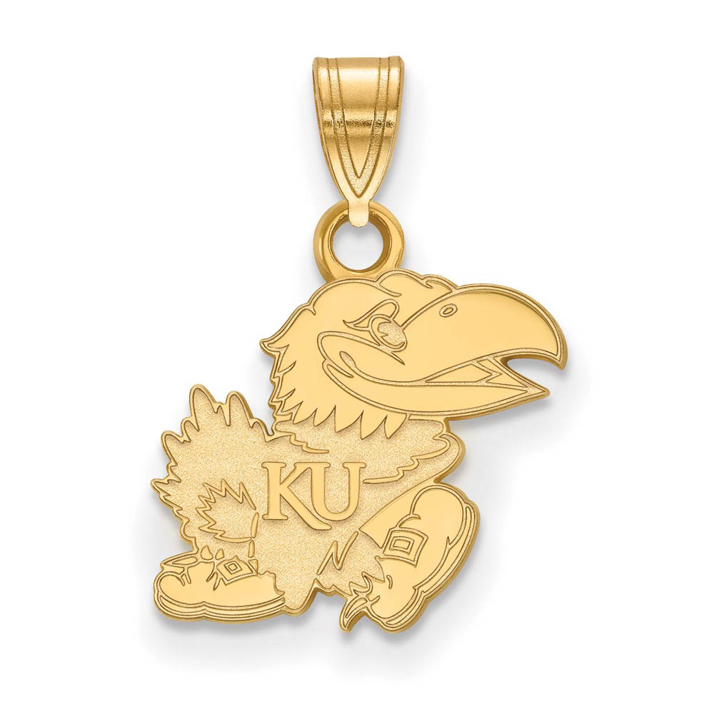 10k Yellow Gold U. of Kansas Pendant