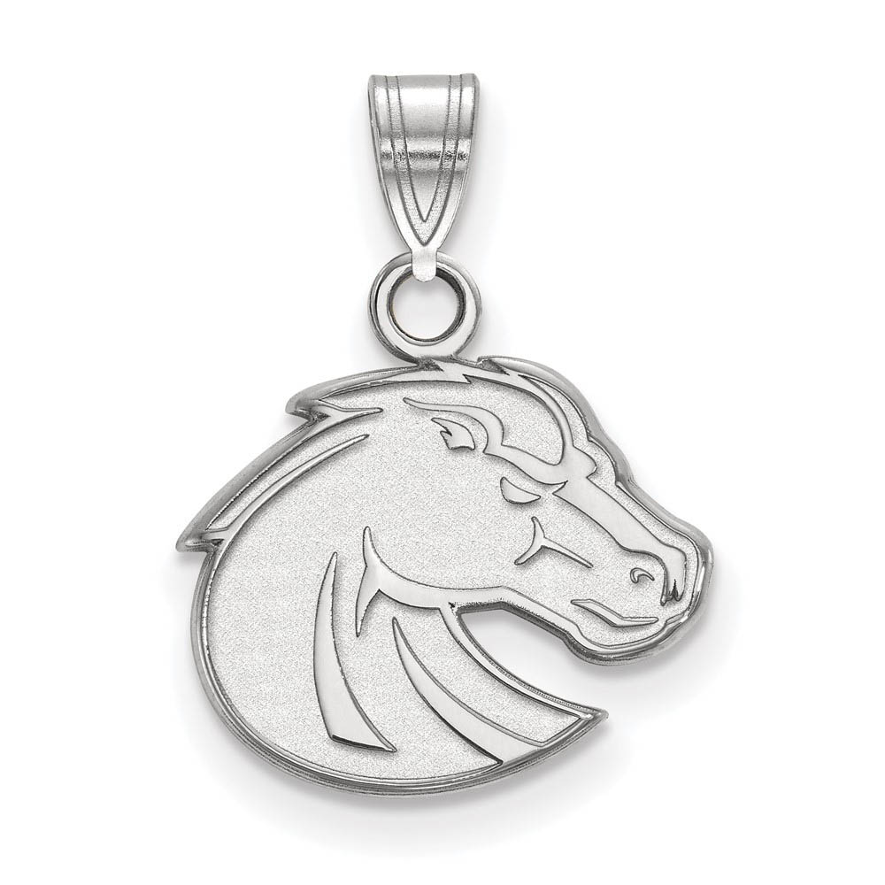 14k White Gold Boise State Mascot Pendant