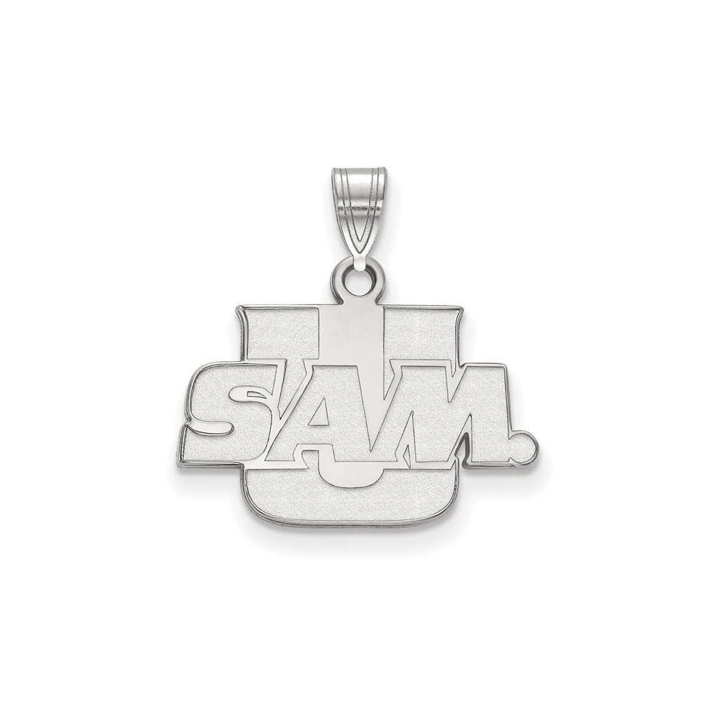 14k White Gold Samford U. Pendant