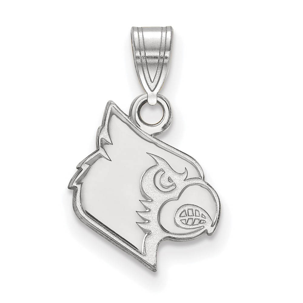 14k White Gold U. of Louisville Pendant