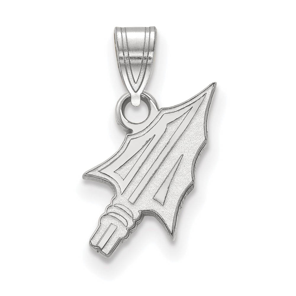 14k White Gold Florida State Arrowhead Pendant