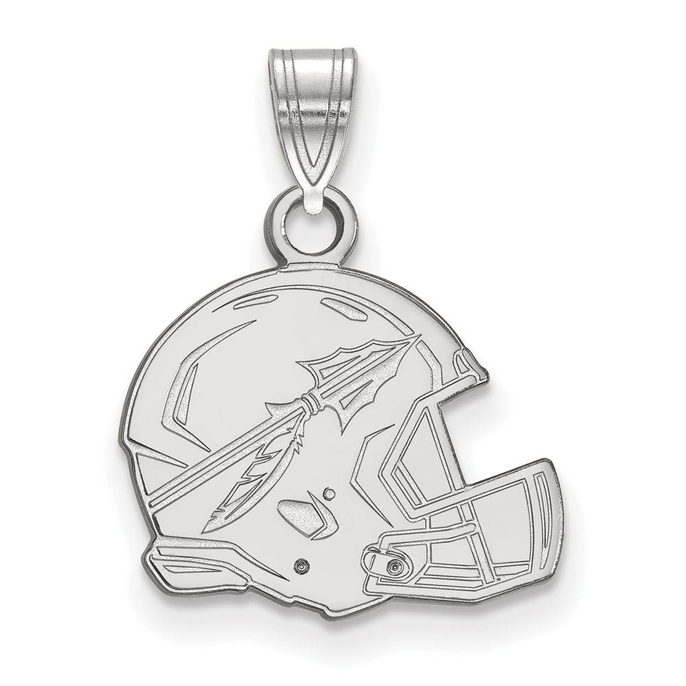 14k White Gold Florida State Pendant