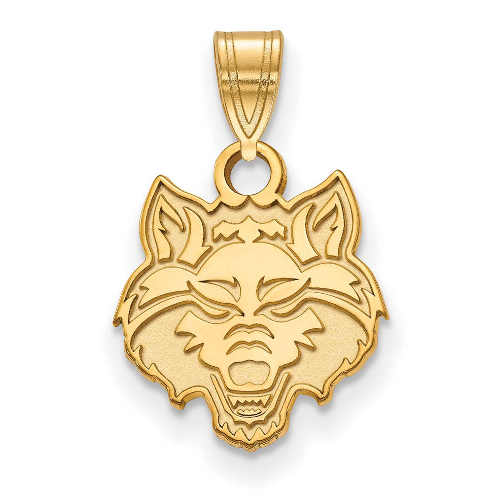 14k Yellow Gold Arkansas State Pendant