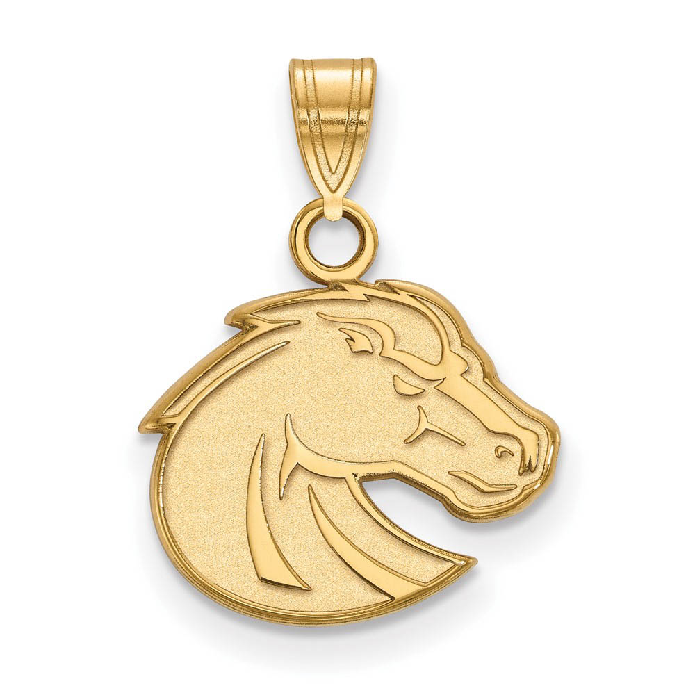 14k Yellow Gold Boise State Mascot Pendant