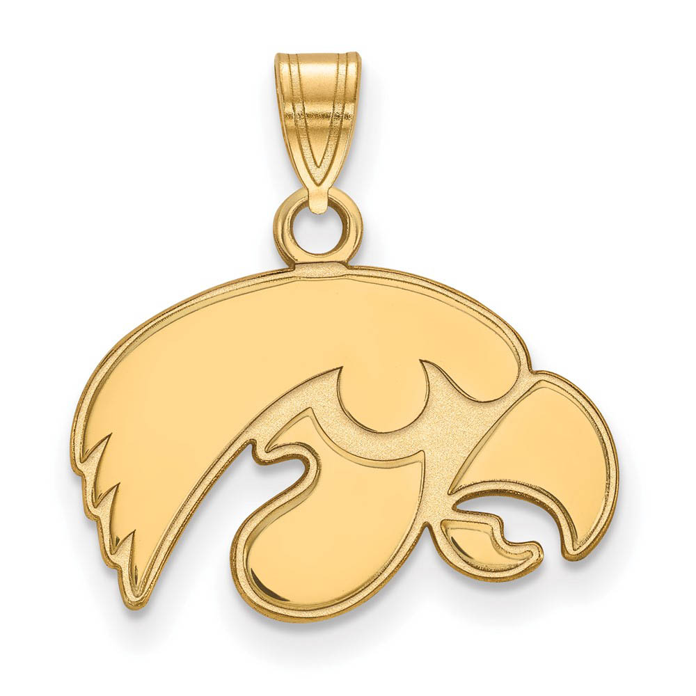 14k Yellow Gold U. of Iowa Mascot Pendant