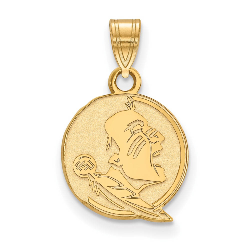 14K Yellow Gold Florida State Mascot Pendant