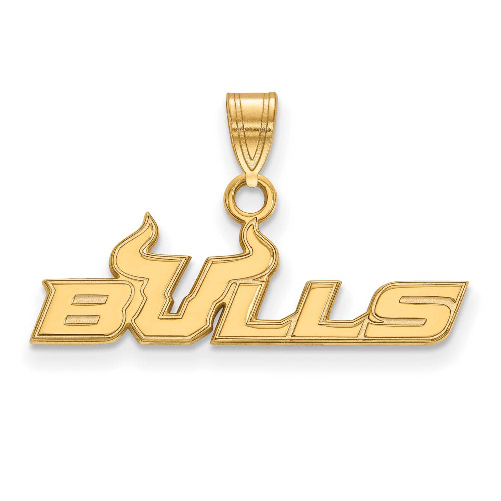 14k Gold Plated Silver South Florida Logo Pendant