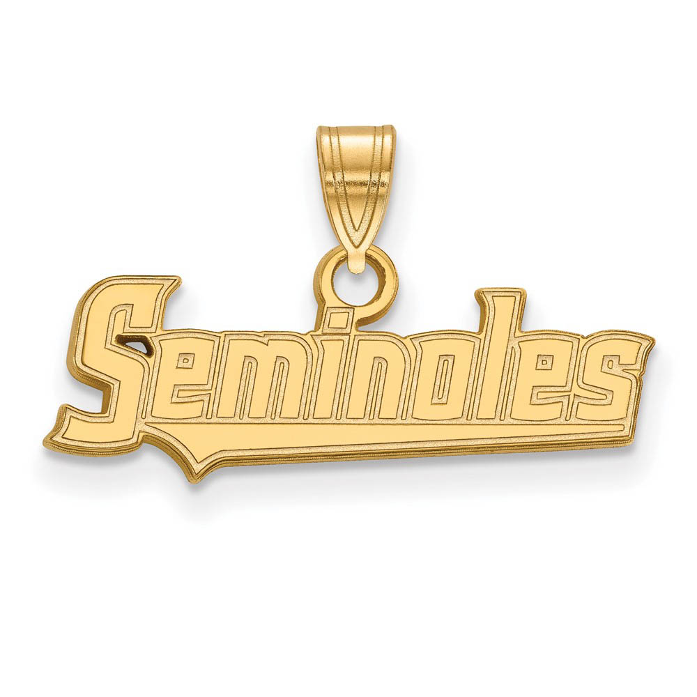 14k Gold Plated Silver Florida State 'Seminoles' Pendant
