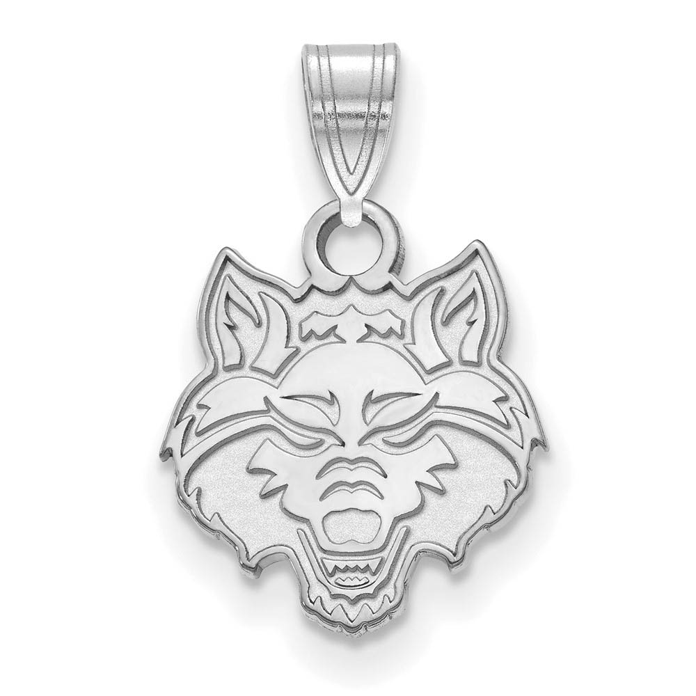 Sterling Silver Arkansas State Mascot Pendant