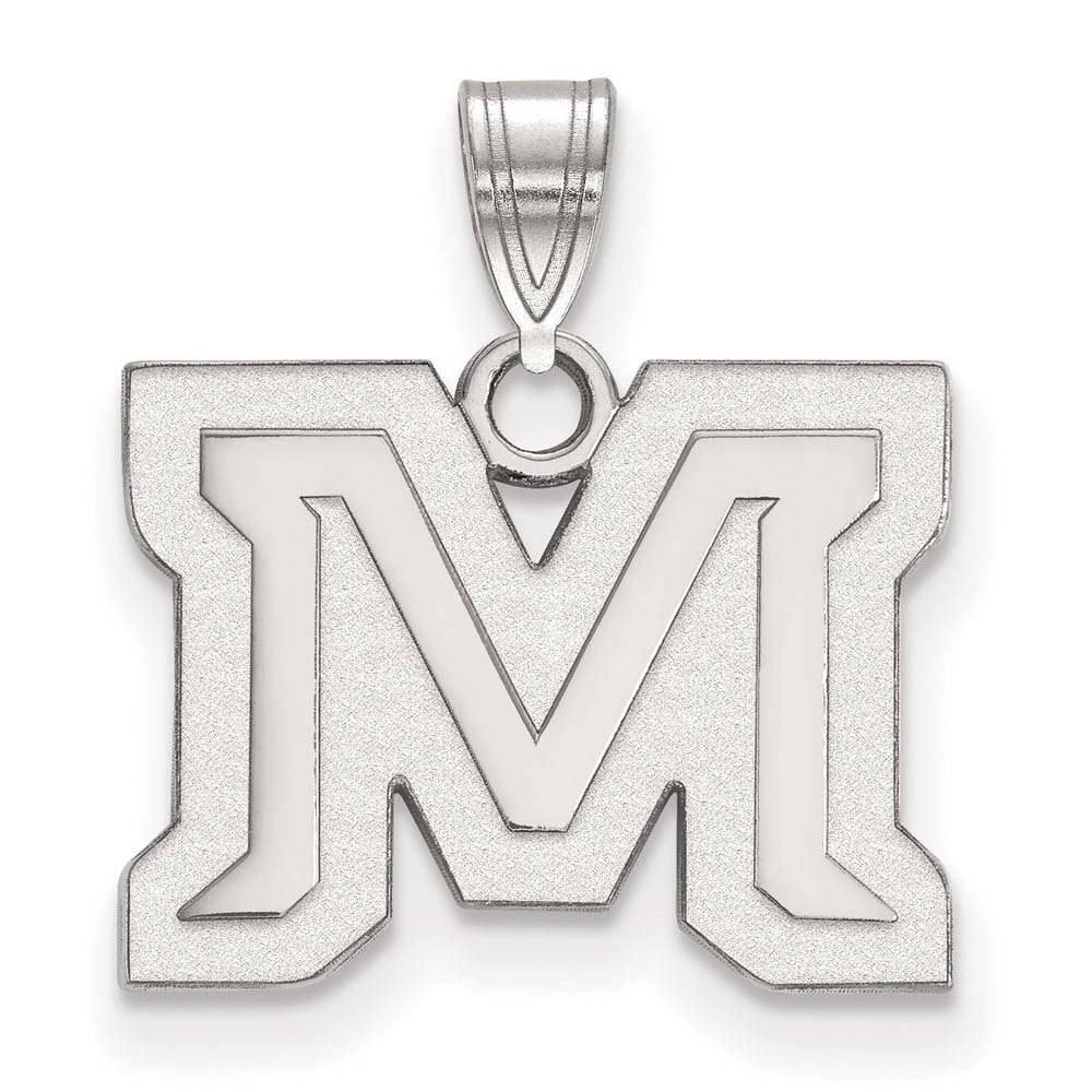 Sterling Silver Montana State Pendant