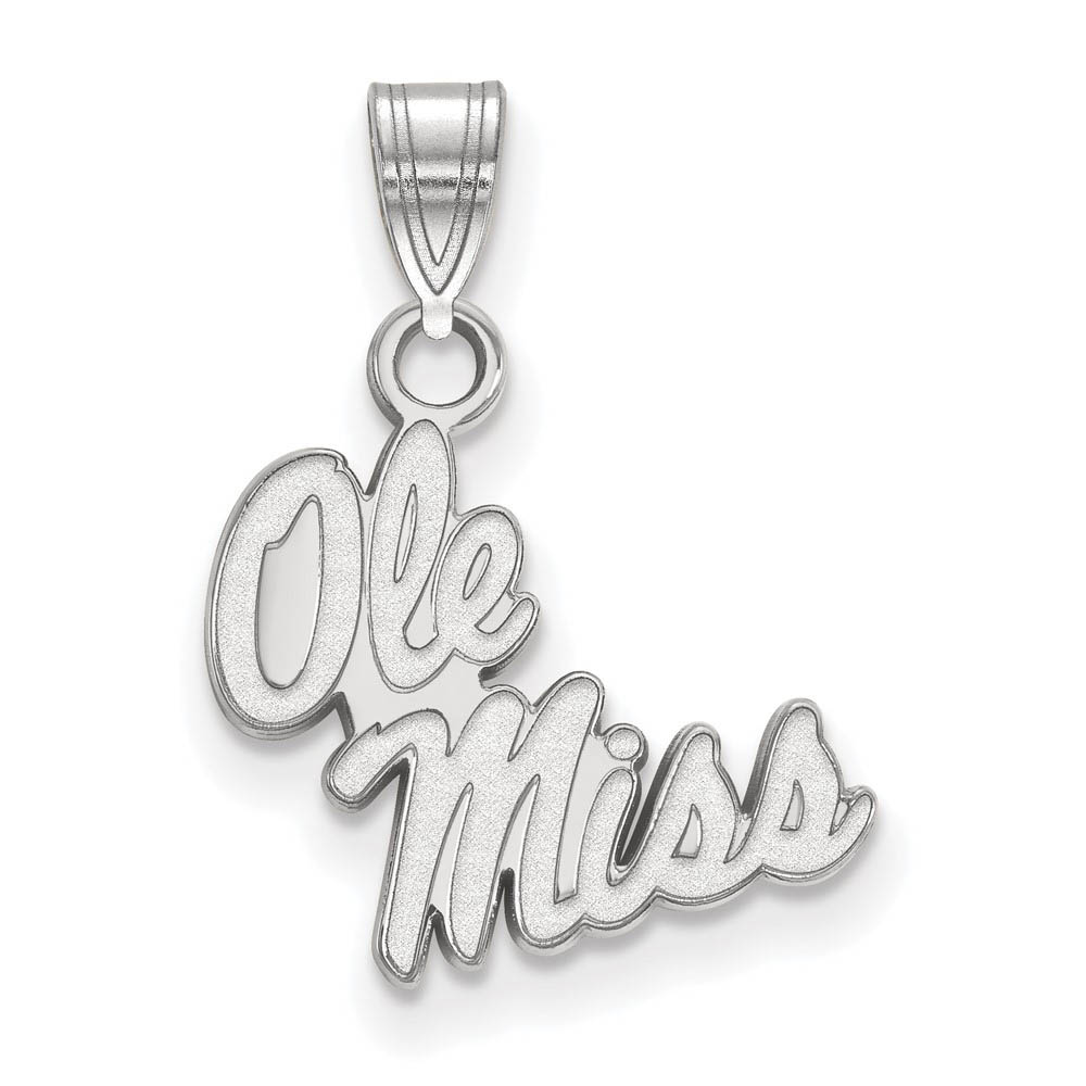 Sterling Silver U. of Mississippi 'Ole Miss' Pendant