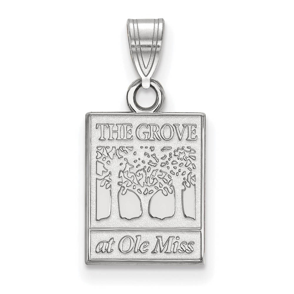 Sterling Silver U. of Mississippi Pendant