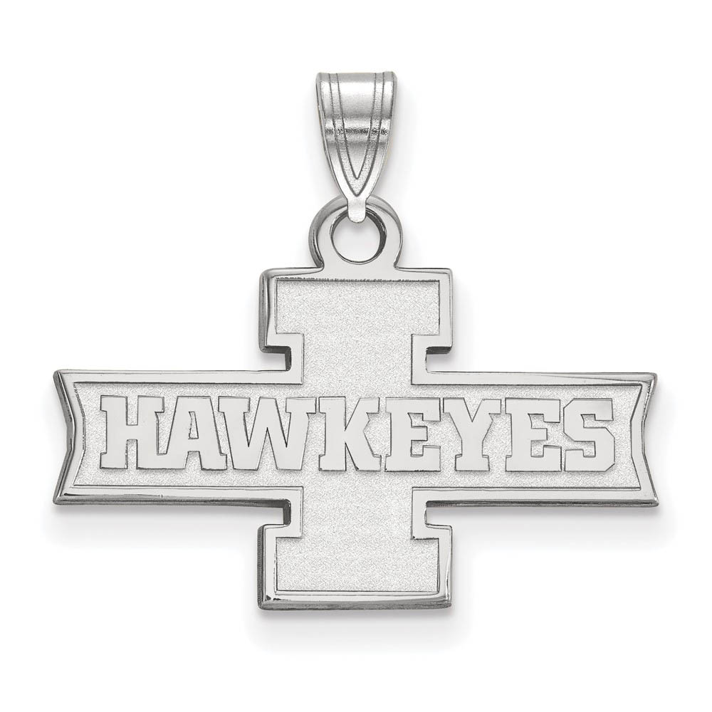 Sterling Silver U. of Iowa 'Hawkeyes' Logo Pendant