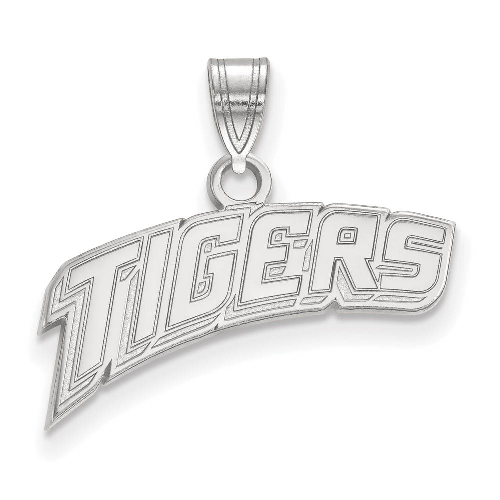Sterling Silver Louisiana State 'TIGERS' Pendant