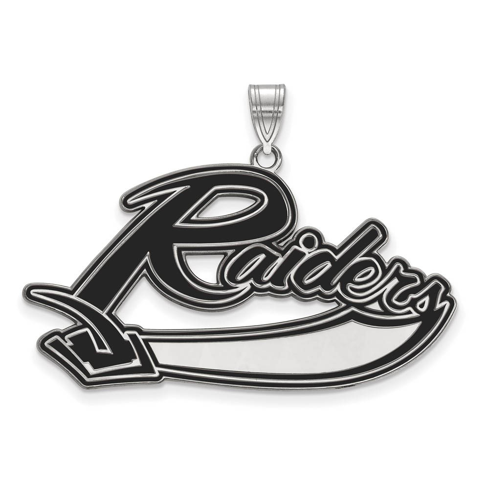 Sterling Silver Mt Union College Enamel Pendant