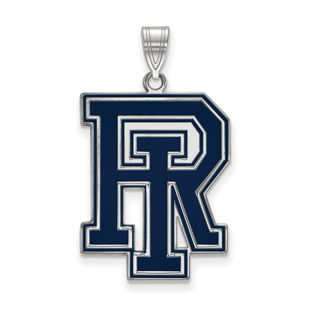 Sterling Silver U. of Rhode Island Enamel Pendant