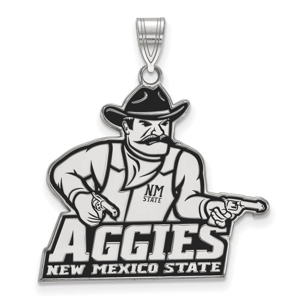 Sterling Silver New Mexico State Enamel Pendant