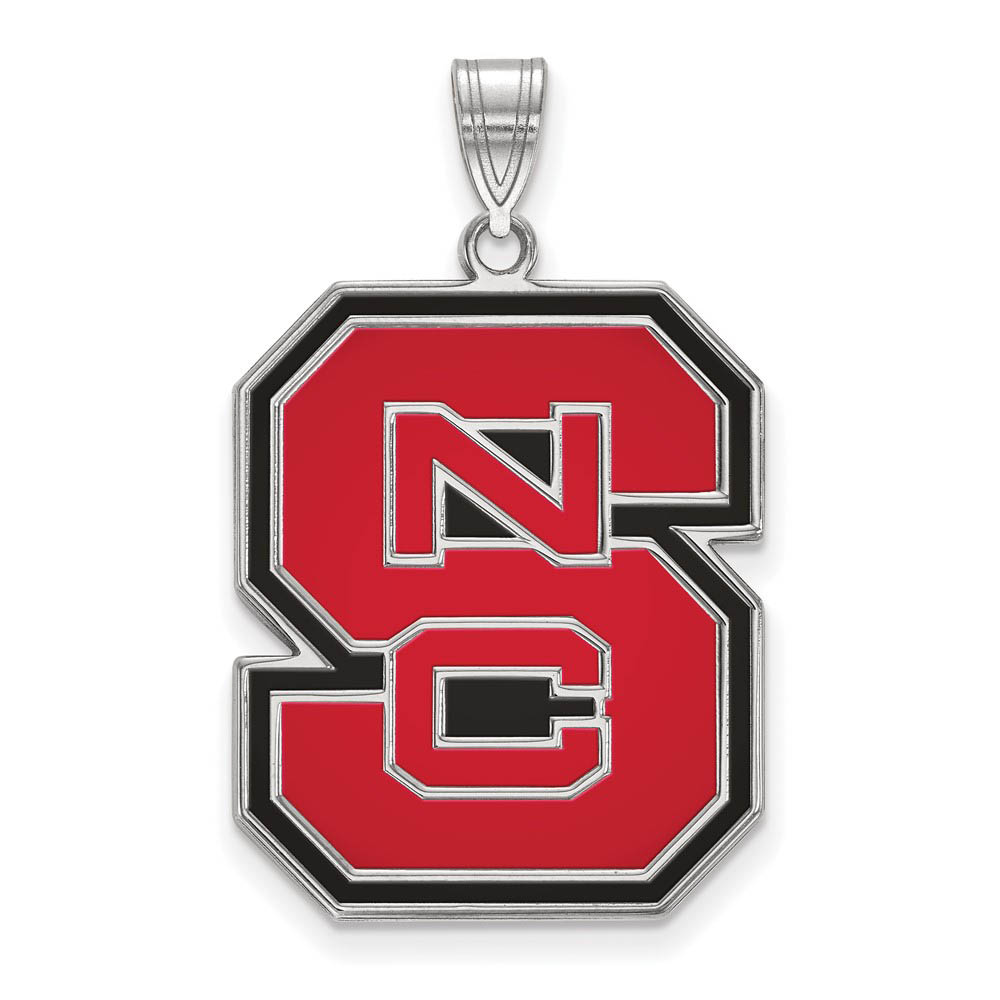 Sterling Silver North Carolina State Enamel Pendant
