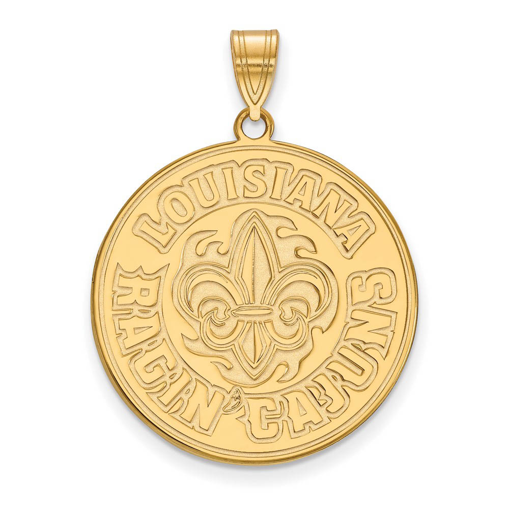 10k Yellow Gold U. of Louisiana at Lafayette Pendant