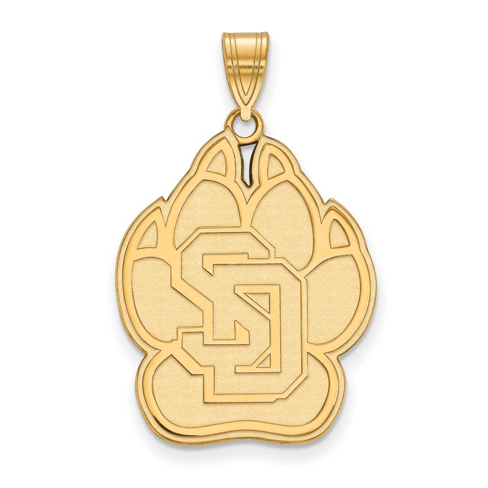 10k Yellow Gold South Dakota Logo Pendant