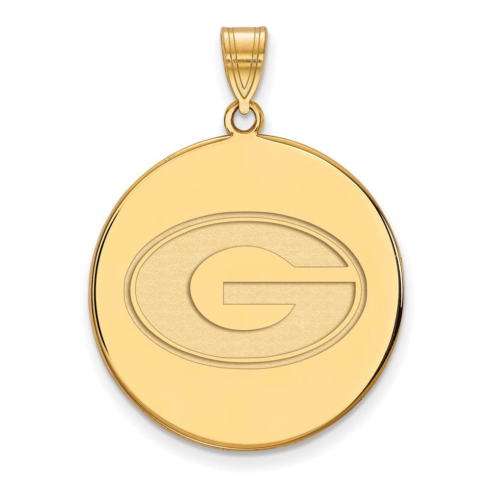 10k Yellow Gold U. of Georgia Disc 'G' Pendant