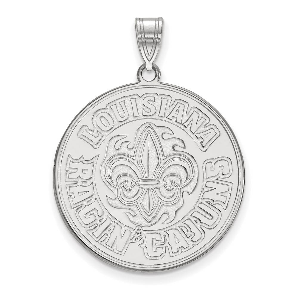 14k White Gold U. of Louisiana at Lafayette Pendant