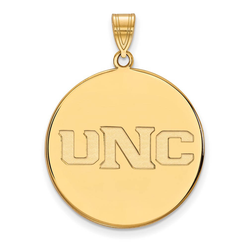 14k Yellow Gold Northern Colorado Disc Pendant