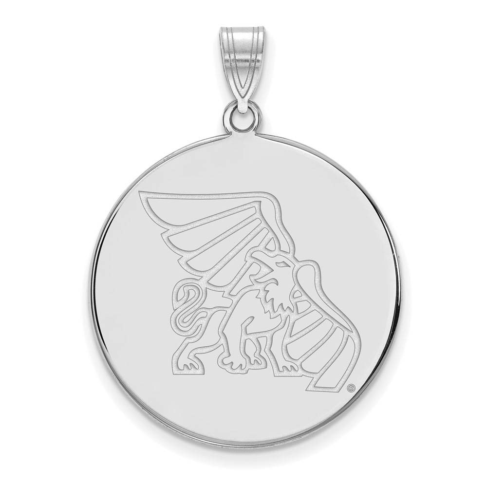 Sterling Silver Missouri Western State Disc Pendant
