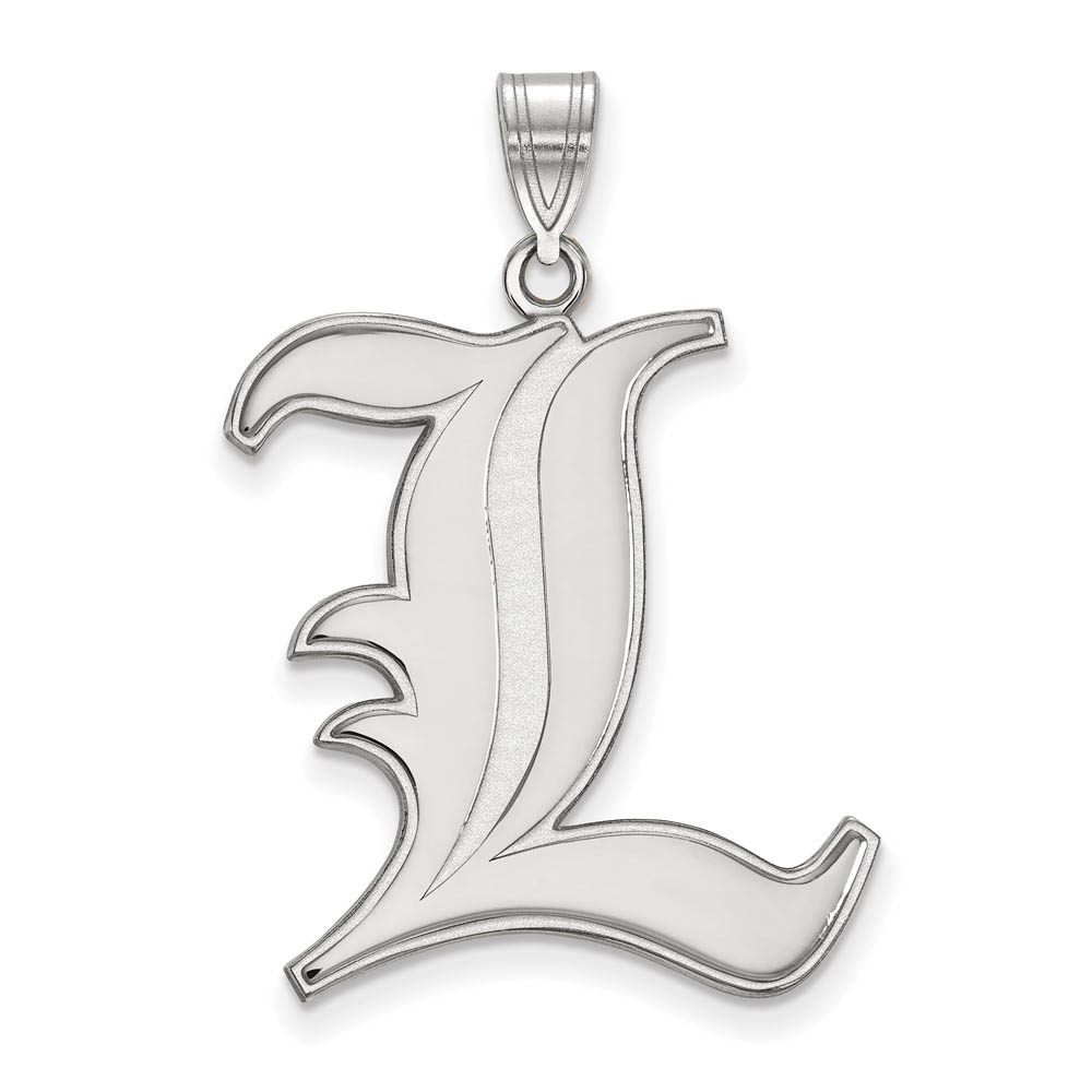 Sterling Silver U. of Louisville 'L' Pendant