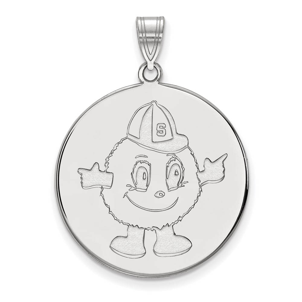 Sterling Silver Syracuse U. Disc Pendant