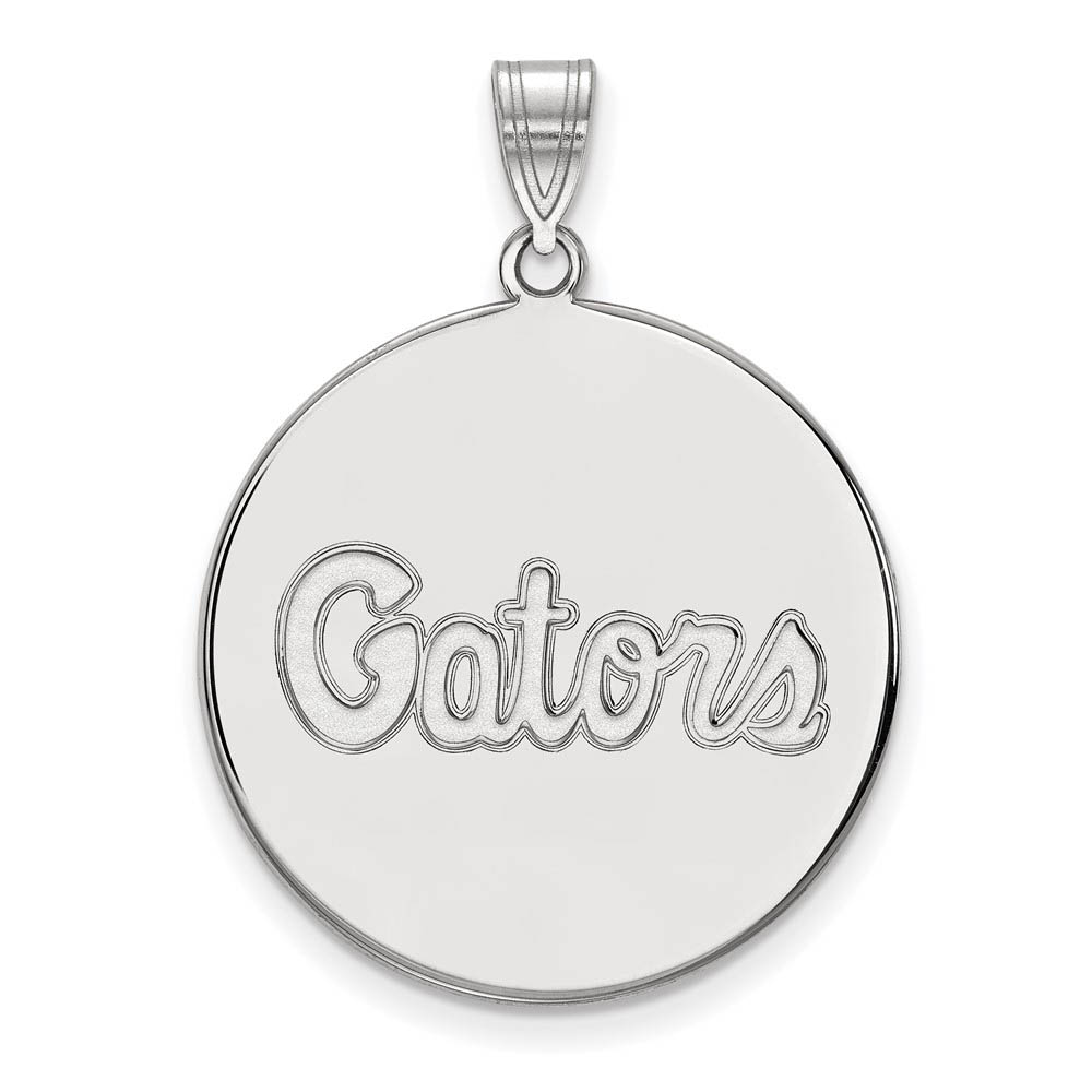 Sterling Silver U. of Florida Disc Pendant