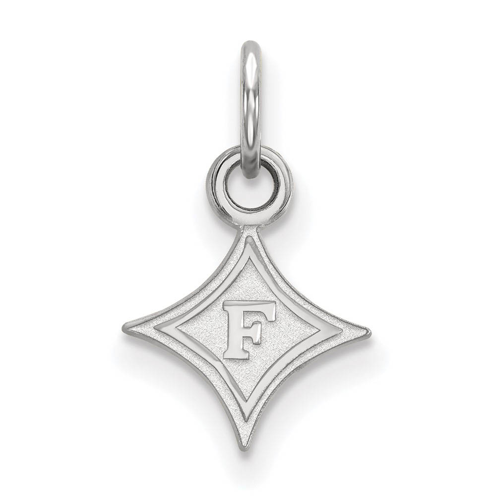 10k White Gold Furman U (Tiny) Charm or Pendant