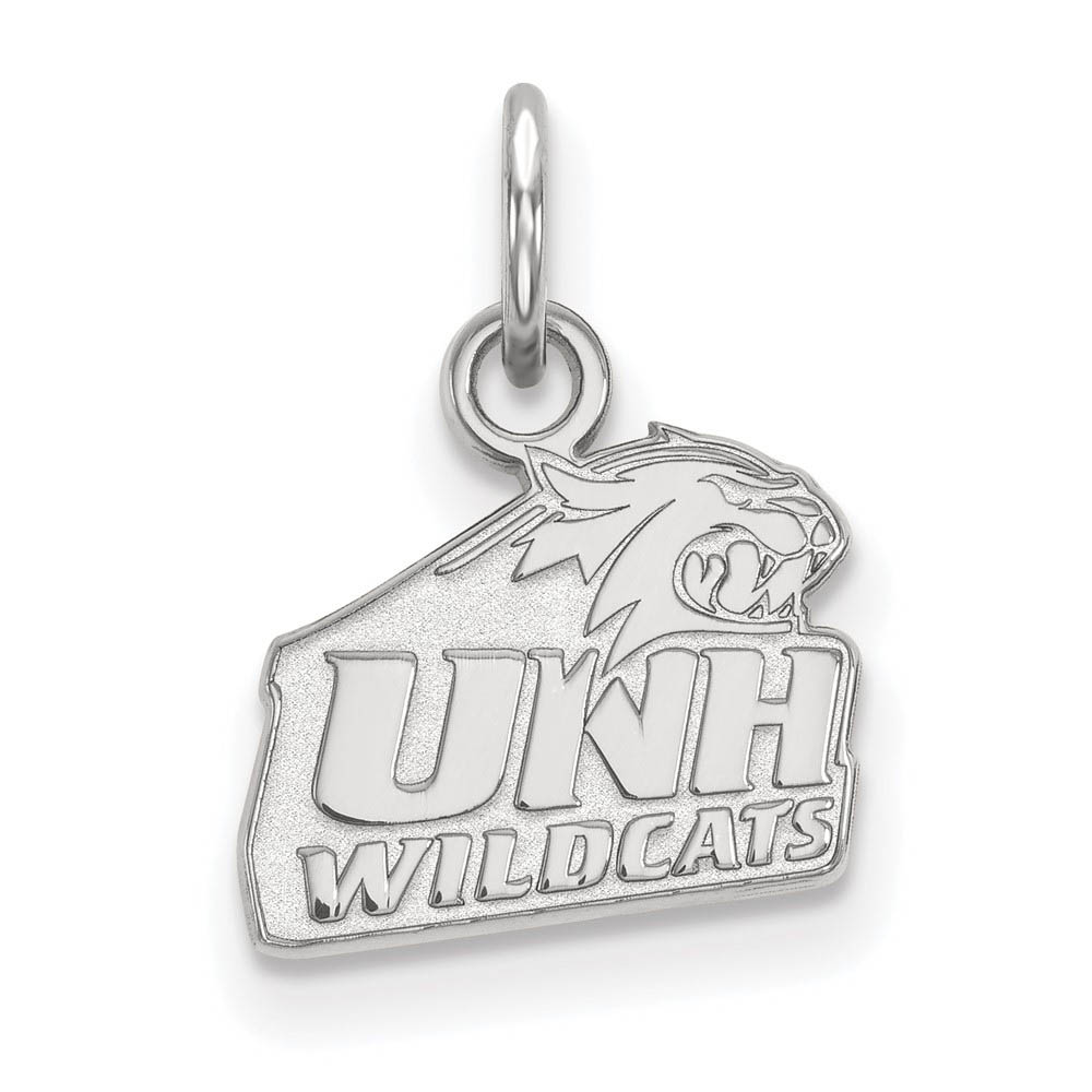 10k White Gold U. of New Hampshire (Tiny) Logo Charm or Pendant