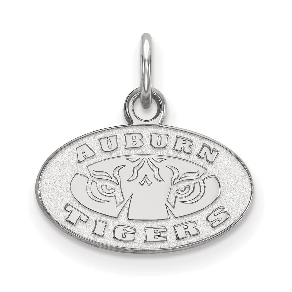 10k White Gold Auburn U (Tiny) Charm or Pendant