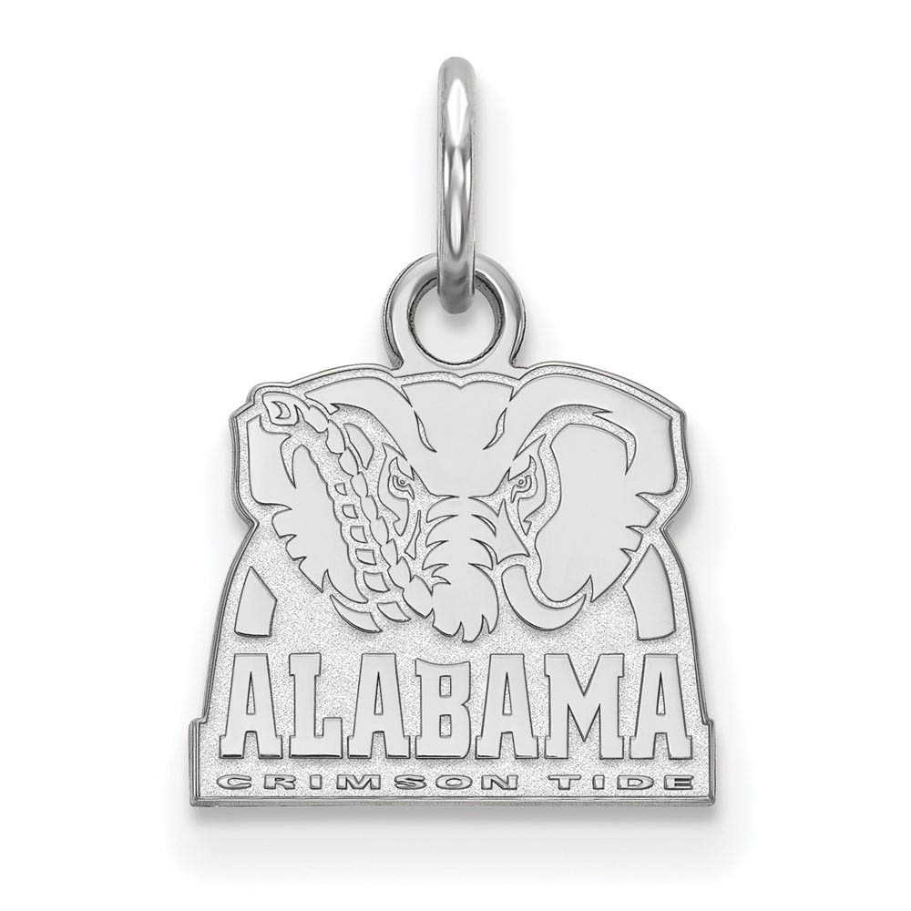 10k White Gold U. of Alabama (Tiny) Logo Charm or Pendant