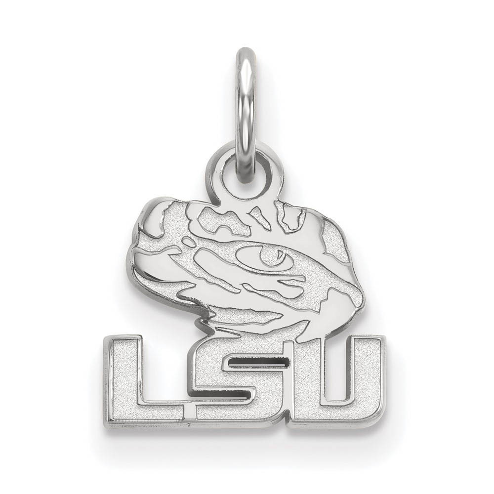 10k White Gold Louisiana State (Tiny) Charm or Pendant