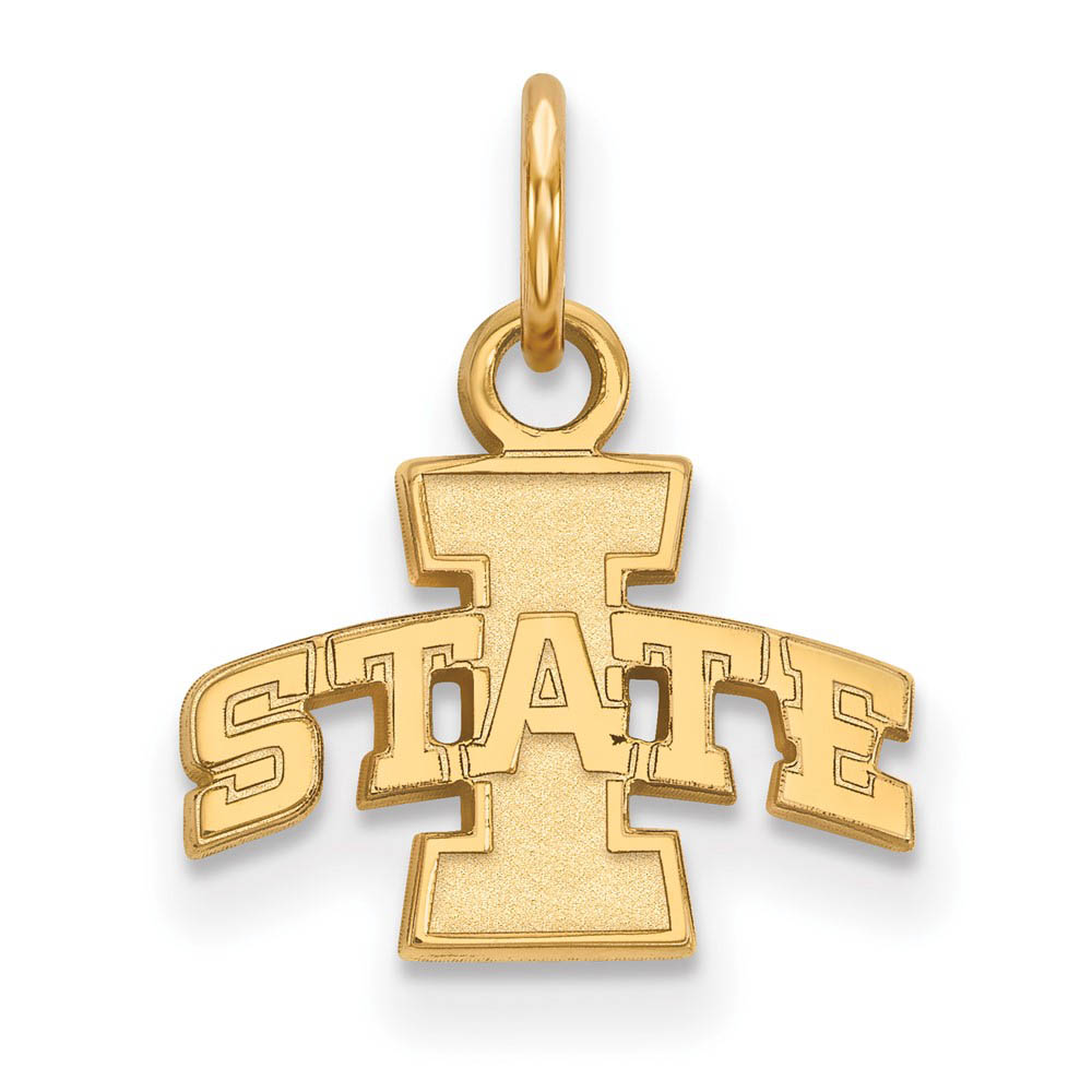 10k Yellow Gold Iowa State (Tiny) Charm or Pendant