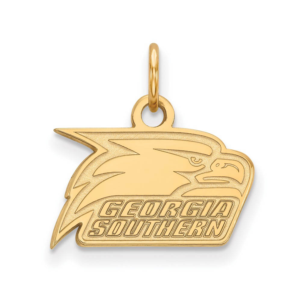 10k Yellow Gold Georgia Southern U (Tiny) Eagles Logo Charm