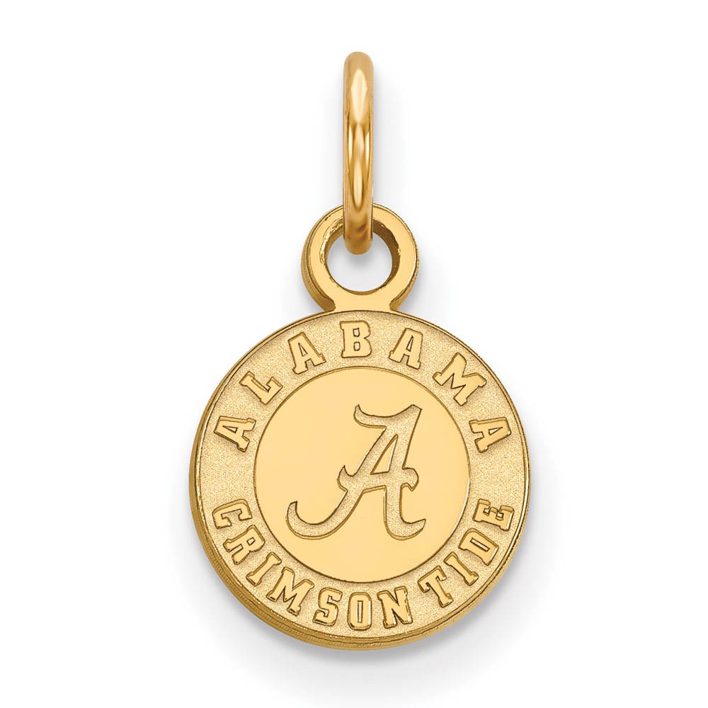 10k Yellow Gold U. of Alabama (Tiny) Charm or Pendant