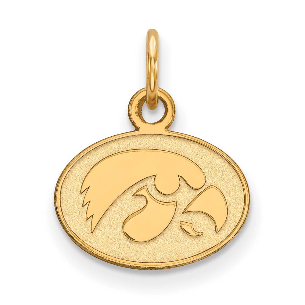 10k Yellow Gold U. of Iowa (Tiny) Charm or Pendant
