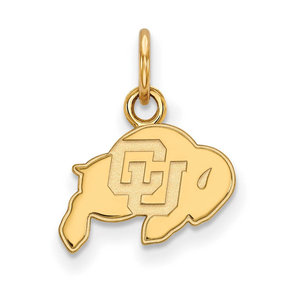 14k Yellow Gold U of Colorado (Tiny) Charm or Pendant