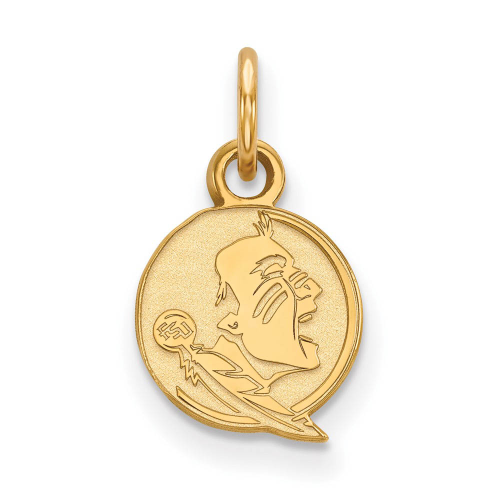 14K Yellow Gold Florida State (Tiny) Mascot Charm or Pendant
