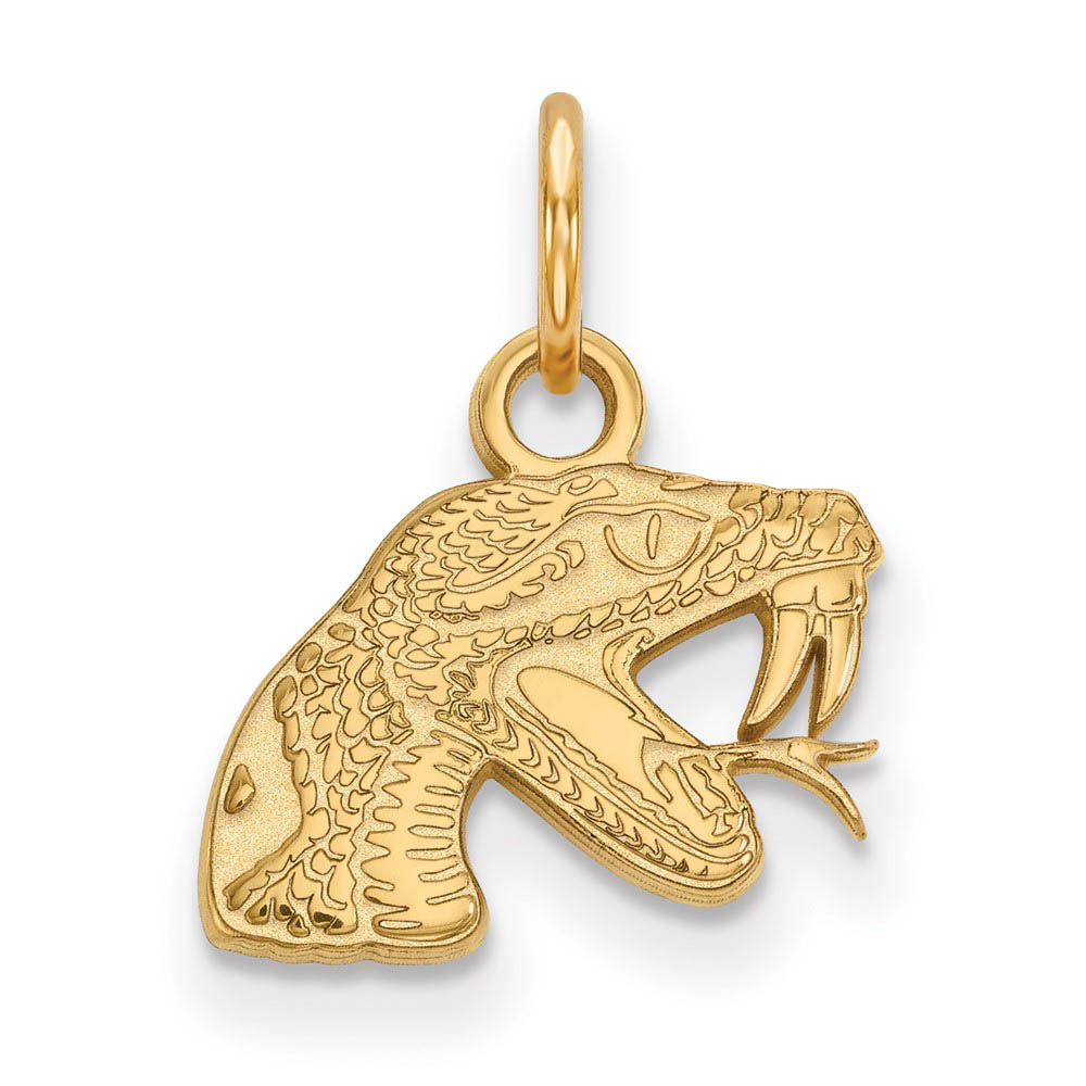 14k Gold Plated Silver Florida A&M U XS (Tiny) Charm or Pendant