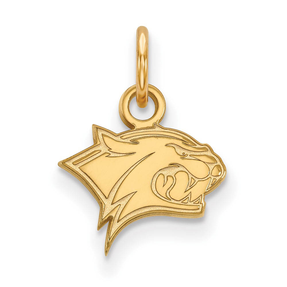 14k Gold Plated Silver U. of New Hampshire (Tiny) Charm or Pendant